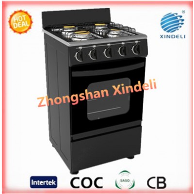 blue flame gas stove kitchen equipment electric combination cooker black colour