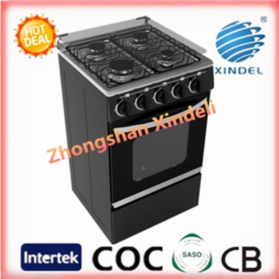 Hot Sale professional black painting gas oven gas stove