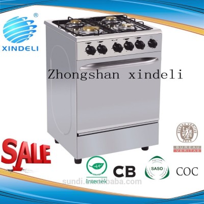 60*60 Gas oven for mini bakery best gas cooking range with 4 burners