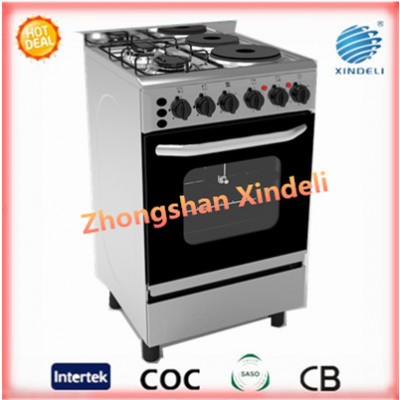 Kitchen using easy operating gas cooker oven with auto ignition and turnspit