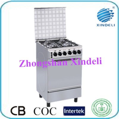 industrial gas cooker oven with barbecue grill freestanding gas stove