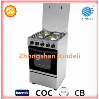 Mini gas stove with oven kitchen use cooking machine gas cooker with glass cover