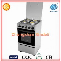 Mini gas stove with oven kitchen use cooking machine gas cooker with glass cover