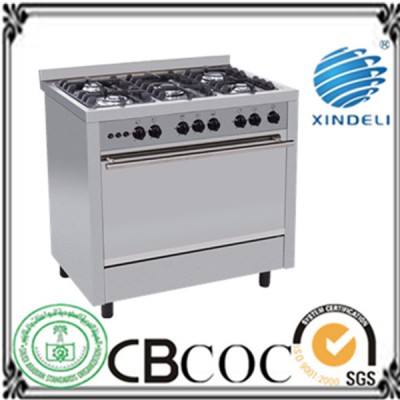 kitchen appliance cooking range with gas oven