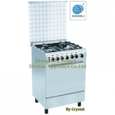 4 Gas Burners Free Standing Gas Cooker with Oven