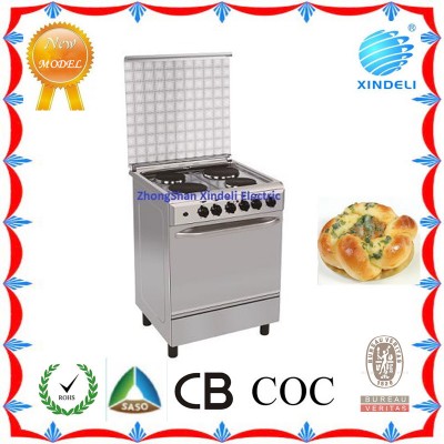 60x60xm four burner Free Standing cooker with oven electric cooker 4 hotplates with temperate control valve for chicken bread