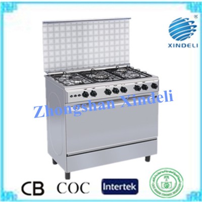 freestanding gas cooking range commercial home appliance kichen use with oven